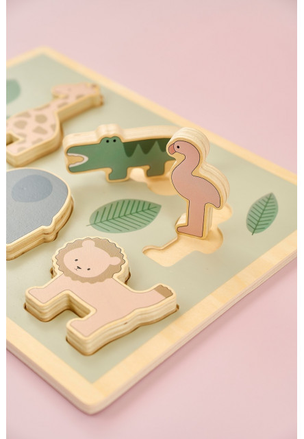 Puzzle vkládačka Safari