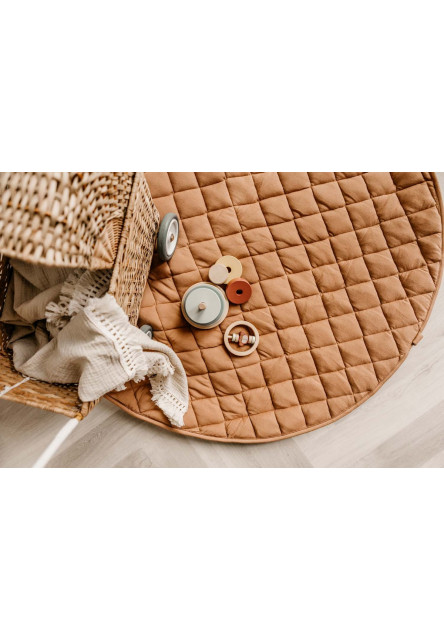 Noomad soft Hrací deka a Vak na hračky Organic Tawny Brown