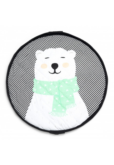 Noomad soft Hrací deka a Vak na hračky Polar Bear