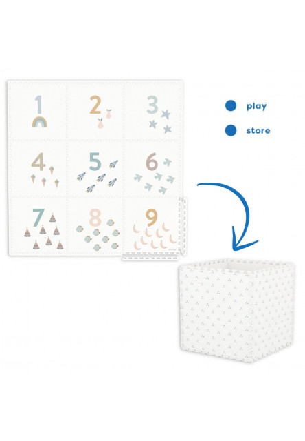 Tiloo EEVAA Podložka na hraní a domeček Numbers