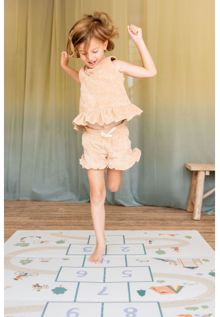 Tiloo EEVAA Podložka na hraní a domeček Hopscotch