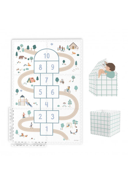 Tiloo EEVAA Podložka na hraní a domeček Hopscotch