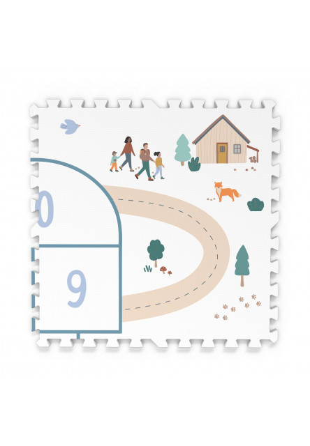 Tiloo EEVAA Podložka na hraní a domeček Hopscotch