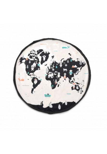 Noomad original Hrací deka a Vak na hračky Worldmap