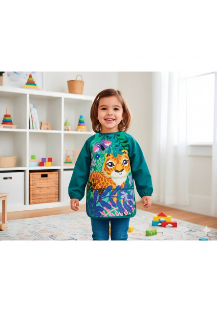 Ochranná nepromokavá zástěra na malování Tiger