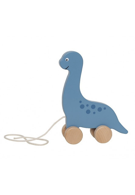 Tahací dinosaurus modrý