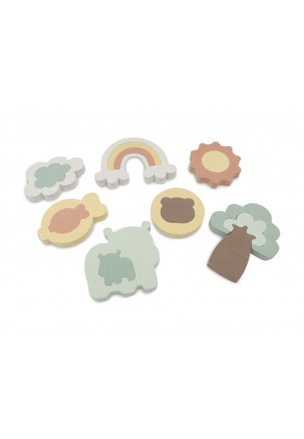 Pěnové puzzle do koupele Kangaroots 