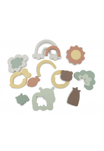Pěnové puzzle do koupele Kangaroots 