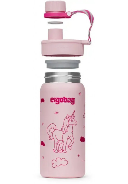 Nerezová fľaša Ergobag Stainless Steel Bottle - Unicorn