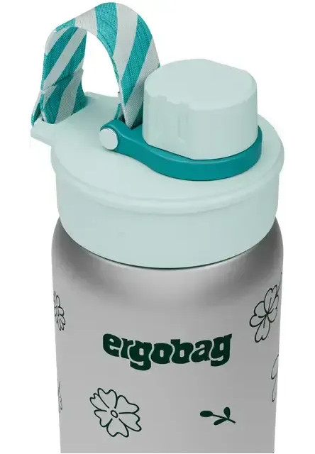 Nerezová fľaša Ergobag Stainless Steel Bottle - Flowers