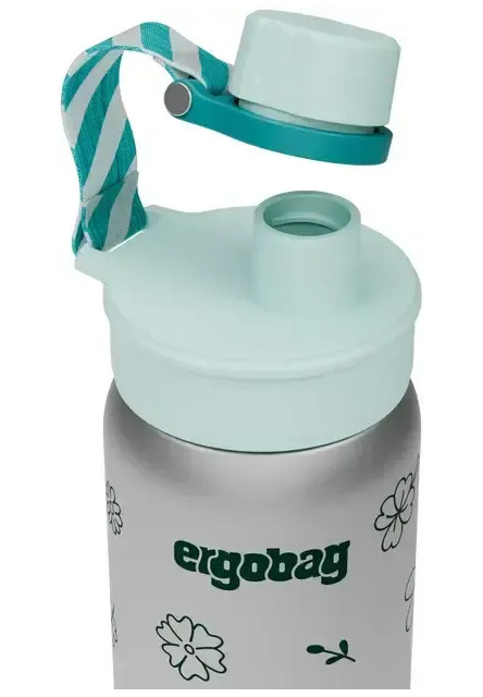 Nerezová fľaša Ergobag Stainless Steel Bottle - Flowers