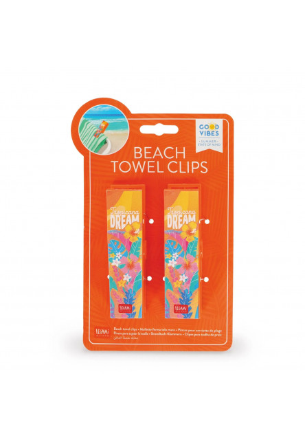 Štipce na osušku Legami Beach Towel Clips - Set Of 2 Beach Towel Clips - Tropicana