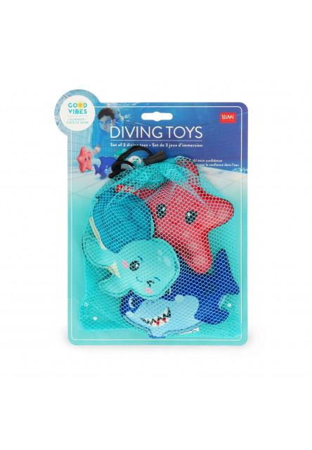 Hračky na potápanie Legami Diving Toys - Set Of 3 Neoprene Diving Toys