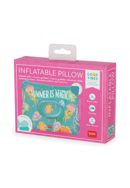 Nafukovací vankúš Legami Inflatable Pillow - Summer Is Magic