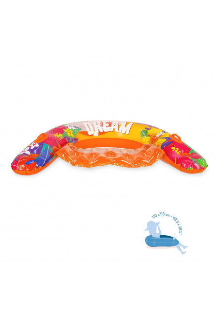 Nafukovacie sedadlo Legami Pool Chair - Water Float - Tropicana Dream