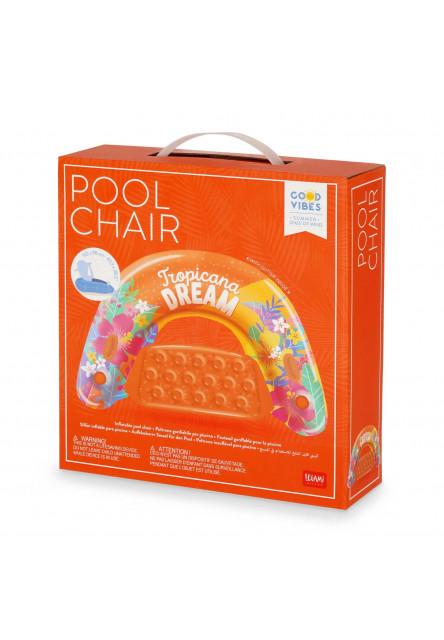 Nafukovacie sedadlo Legami Pool Chair - Water Float - Tropicana Dream