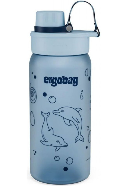 Detská fľaša Ergobag Bottle - Dolphin