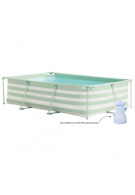 Bazén s konstrukcí Essence Luxe Old Green Stripe 260x160x65 cm