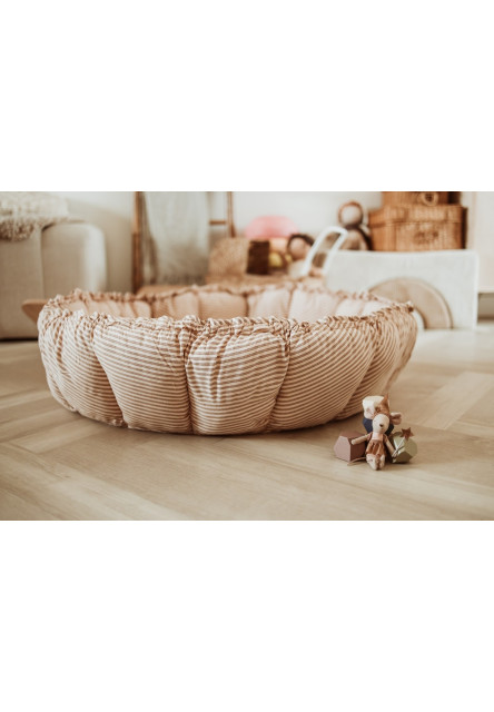 Coco Bloom Dětské hnízdo Stripes Brown