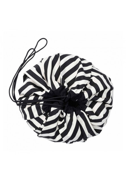 Noomad original Hrací deka a Vak na hračky Stripes Black