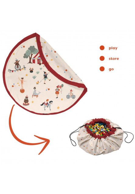 Noomad original Hrací deka a Vak na hračky Circus
