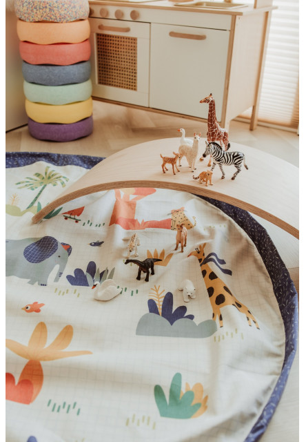 Noomad original Hrací deka a Vak na hračky Moulin Roty Toupitis