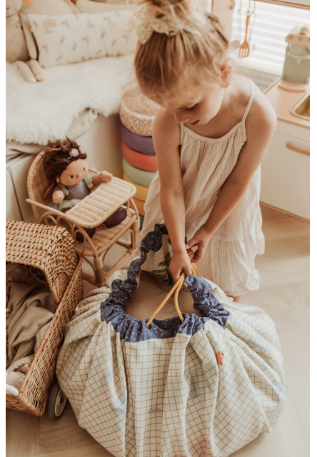 Noomad original Hrací deka a Vak na hračky Moulin Roty Toupitis