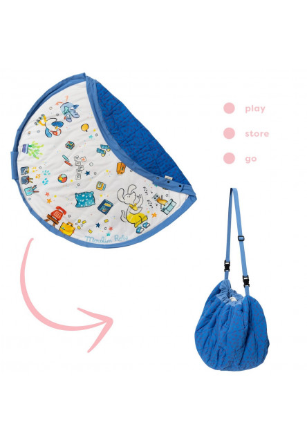 Noomad soft Hrací deka a Vak na hračky Puce&Pilou by Moulin Roty