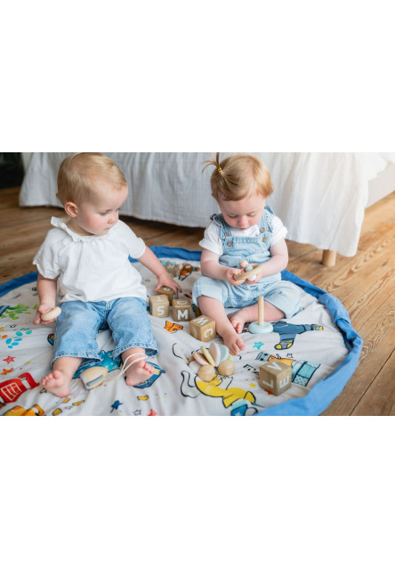 Noomad soft Hrací deka a Vak na hračky Puce&Pilou by Moulin Roty