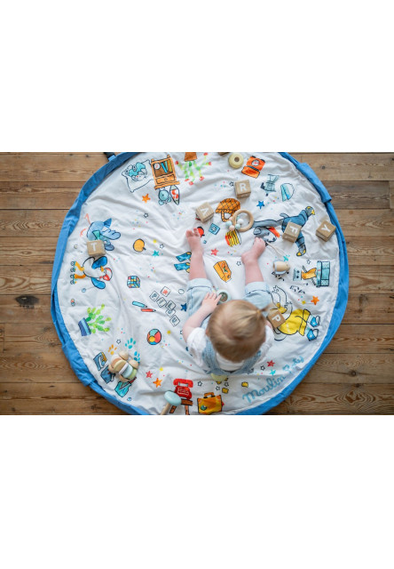 Noomad soft Hrací deka a Vak na hračky Puce&Pilou by Moulin Roty