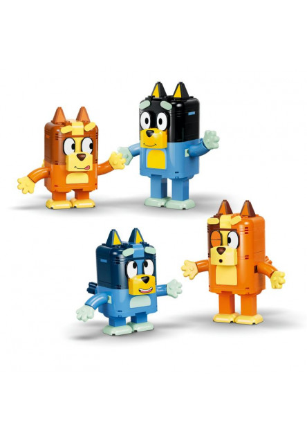 Rodina Bluey z kociek