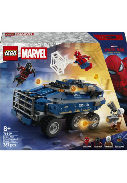 Spider-Man a naháňačka väzenského transportéru