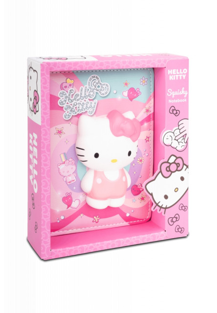 Zápisník B6 s 3D postavičkou růžový Hello Kitty Pastel Pink