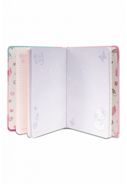 Zápisník B6 s 3D postavičkou růžový Hello Kitty Pastel Pink