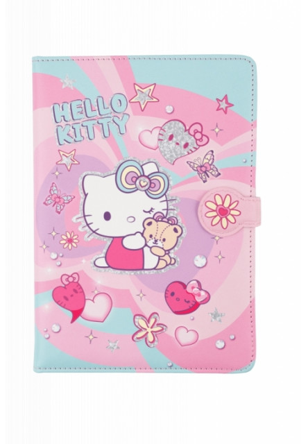 Zápisník se zapínáním na magnet Heart Hello Kitty Pastel Pink
