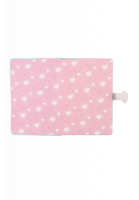 Zápisník se zapínáním na magnet Heart Hello Kitty Pastel Pink