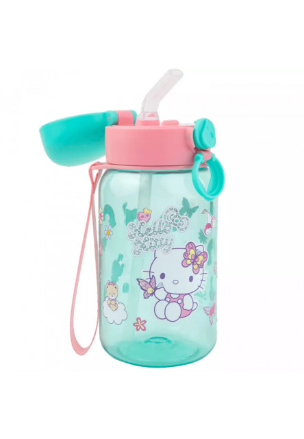 Láhev na pití mentolová Hugo 500 ml Hello Kitty Pastel Pink