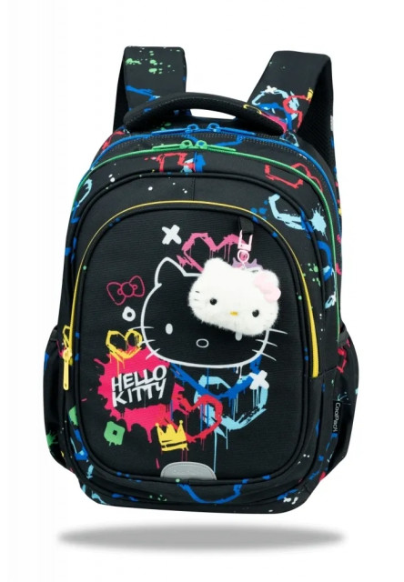 Školská taška Fast 40 cm Hello Kitty Neon Black