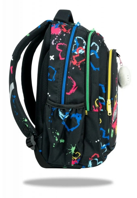 Školská taška Fast 40 cm Hello Kitty Neon Black