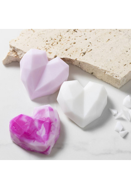 Kreativní sada výroba mýdla Hearts Pink
