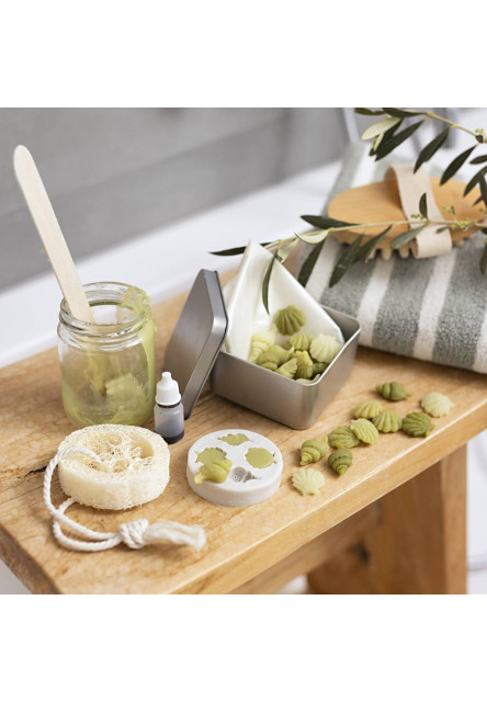 Kreativní sada výroba mýdla Seashells Olive Green