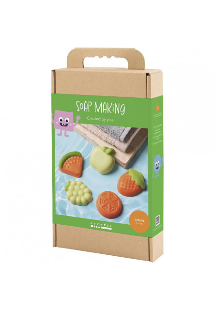 Kreativní sada výroba mýdla Fruit Green Orange
