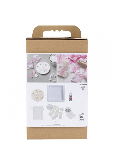 Kreativní sada výroba mýdla Flowers Pink