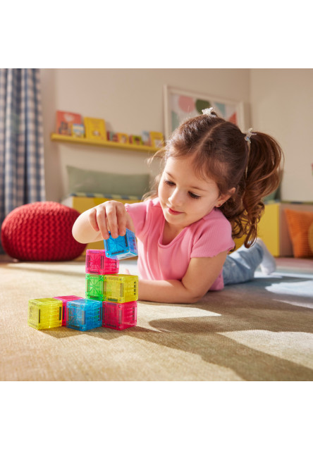 Magnetická stavebnice microMAGS Cubes 9 dílků