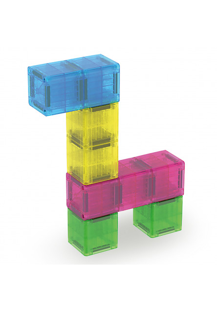 Magnetická stavebnice microMAGS Cubes 9 dílků