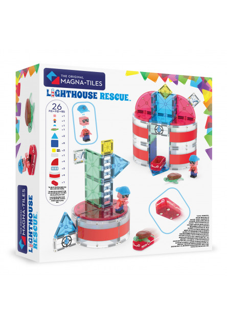 Magnetická stavebnice Lighthouse Rescue 26 dílků