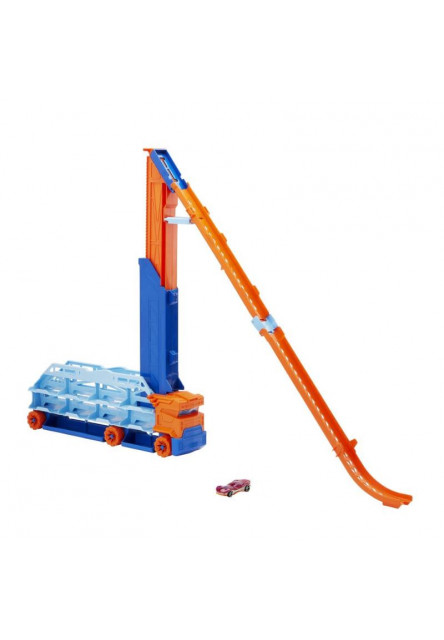 Hot Wheels ťahač s vysokou dráhou  