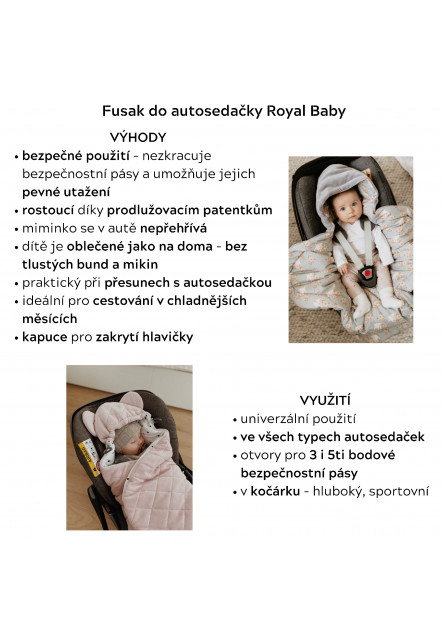 Fusak/zavinovačka/deka do autosedačky Sleepee Meadow