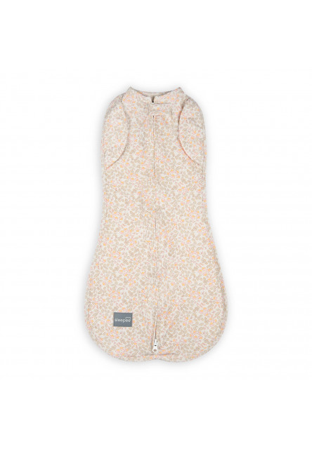 Zavinovačka Sleepee Second Step Swaddle s čepičkou zdarma Blossom