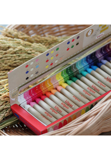 Kitpas voskové pastelky na sklo a papier (24 ks)